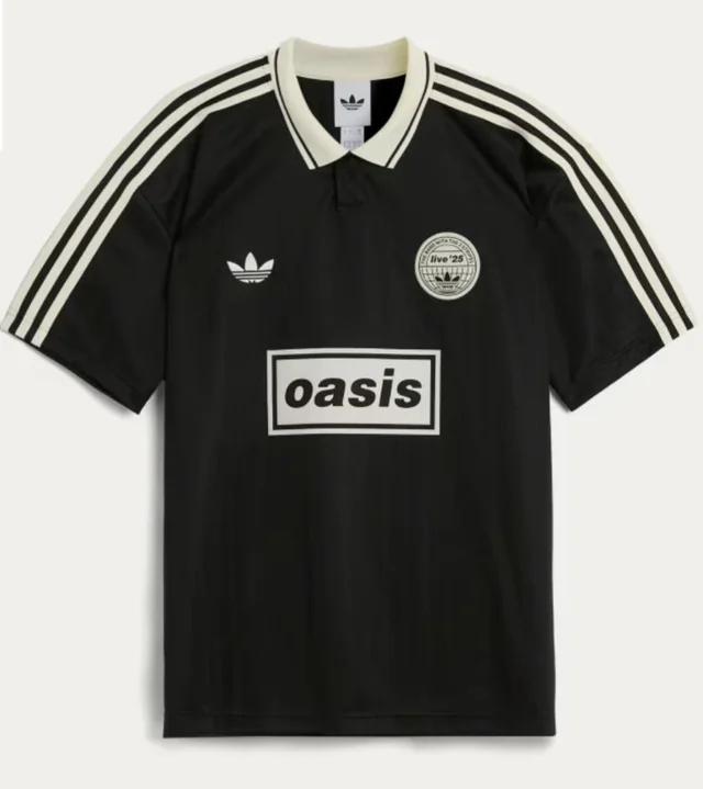 Camisa Banda Oasis x Adidas 2025 - Preto - Garcêz Sports