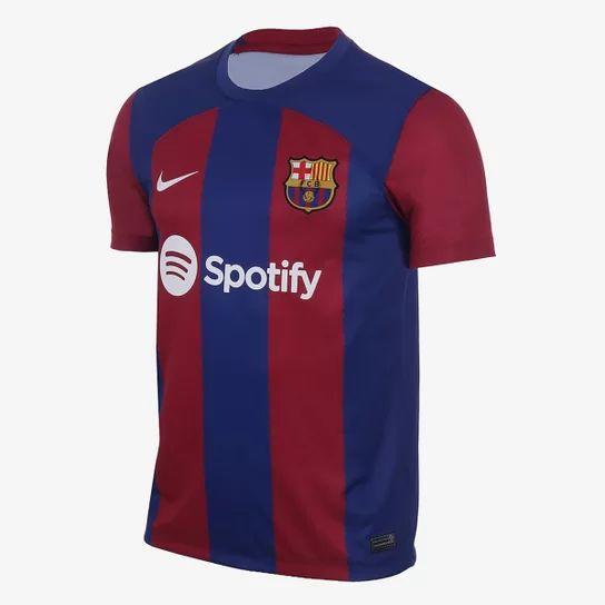 Camisa Barcelona I 23/24 Nike - Grená - Garcêz Sports