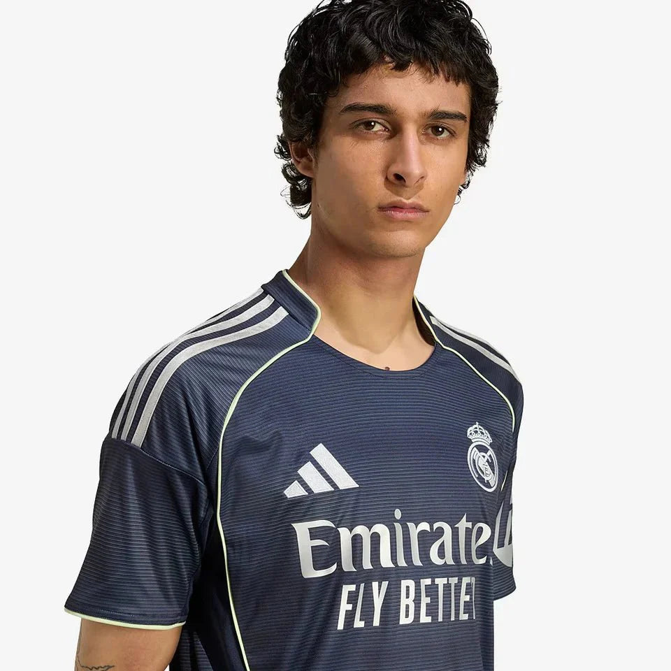 Camisa Real Madrid Away 2025/26 Preta - Garcêz Sports