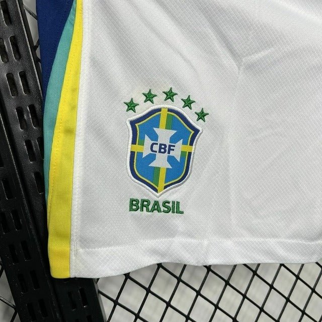 Short Brasil Away 2024 Nike Copa América - Branco - Garcêz Sports