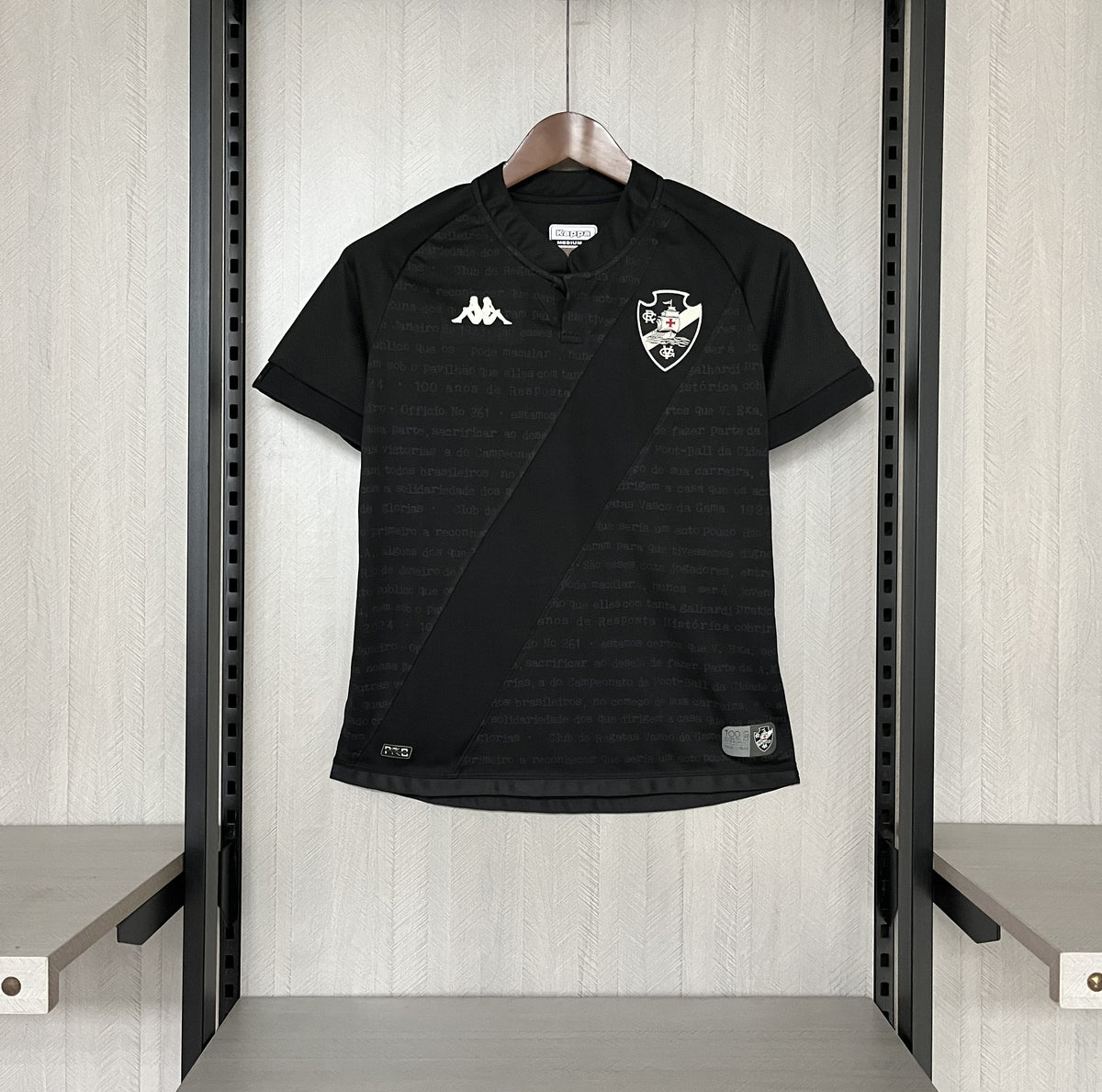 Camisa Vasco III Feminino 24/25 All Black Kappa