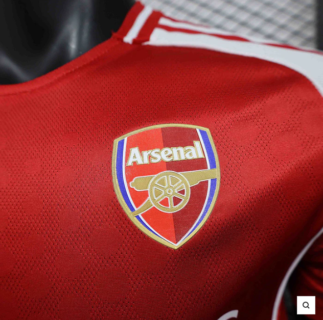 Manga longa Arsenal Home  24/25 Modelo Jogador