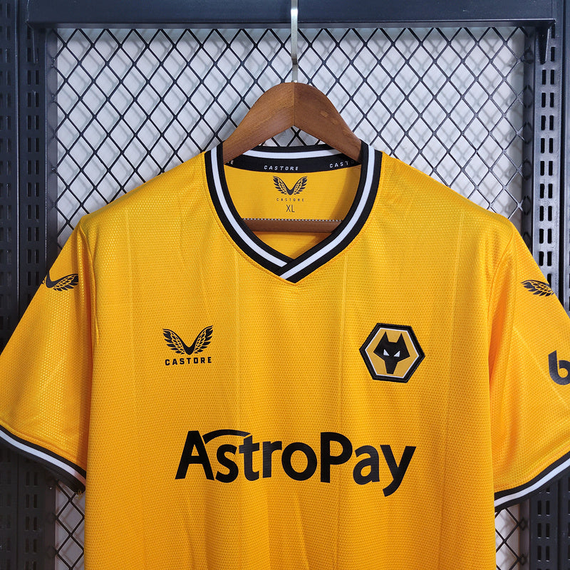 Camisa Wolves I 23/24 Castore - Amarelo