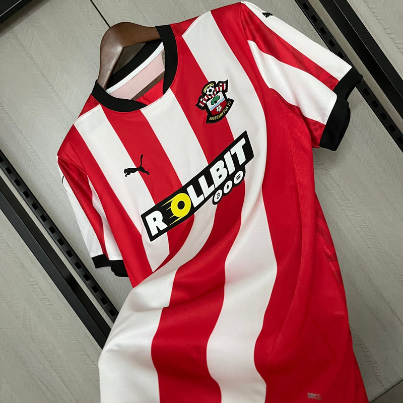 Nova Camisa Southampton 1 Torcedor Masculina 24/25