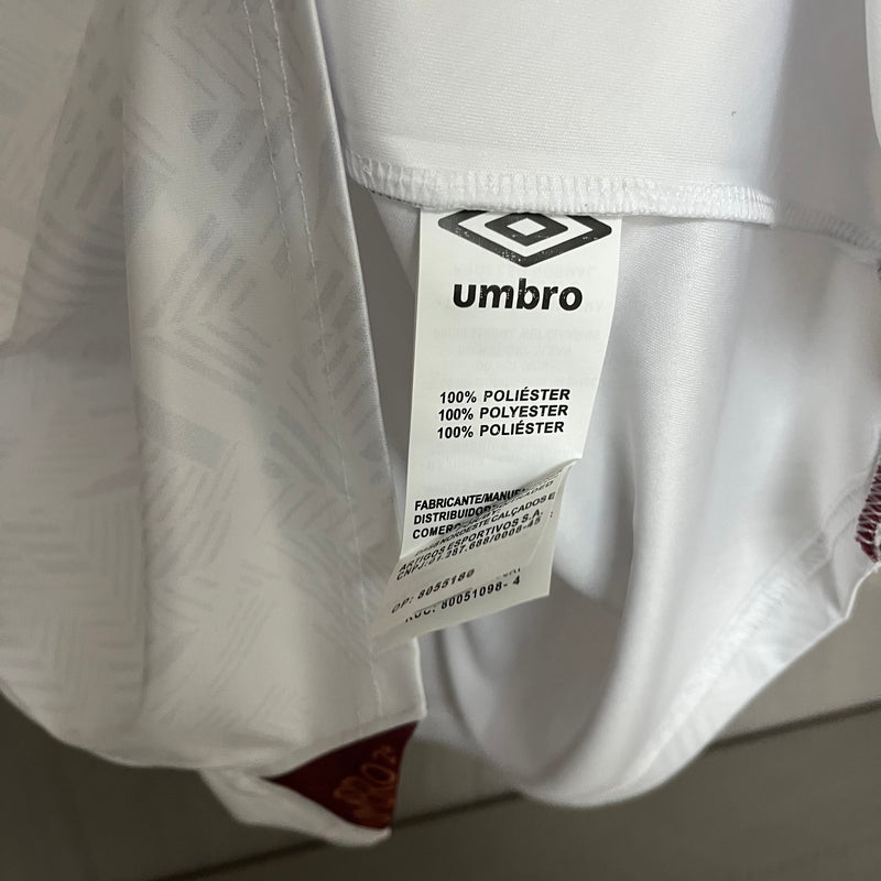 Camisa West Ham Third 24/25 Branca e Grená Torcedor Masculina Umbro