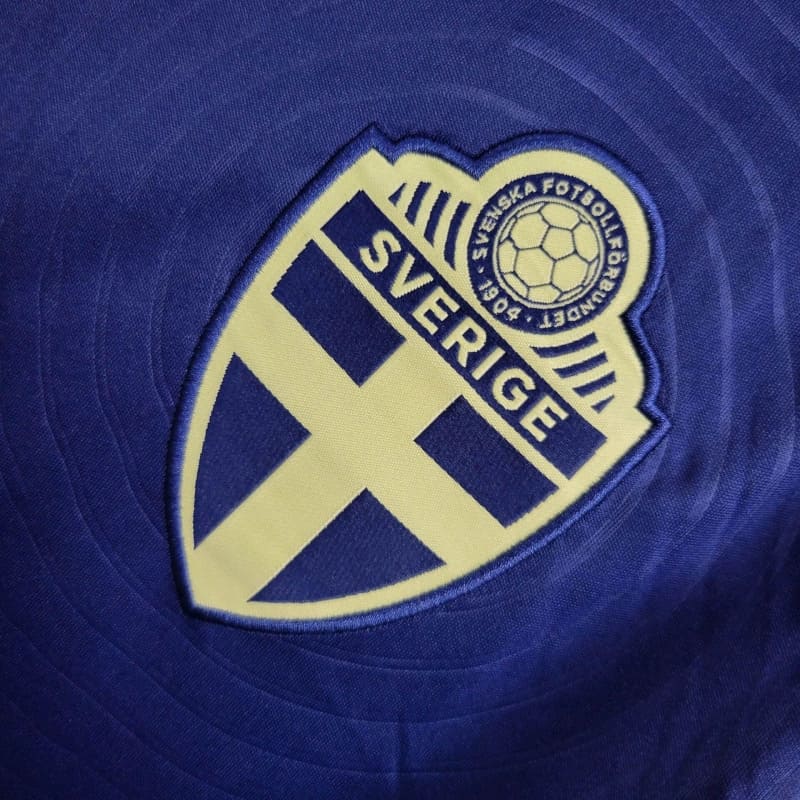 Camisa Suécia Away 24/25 s/n° Torcedor Adidas Masculino - Azul marinho