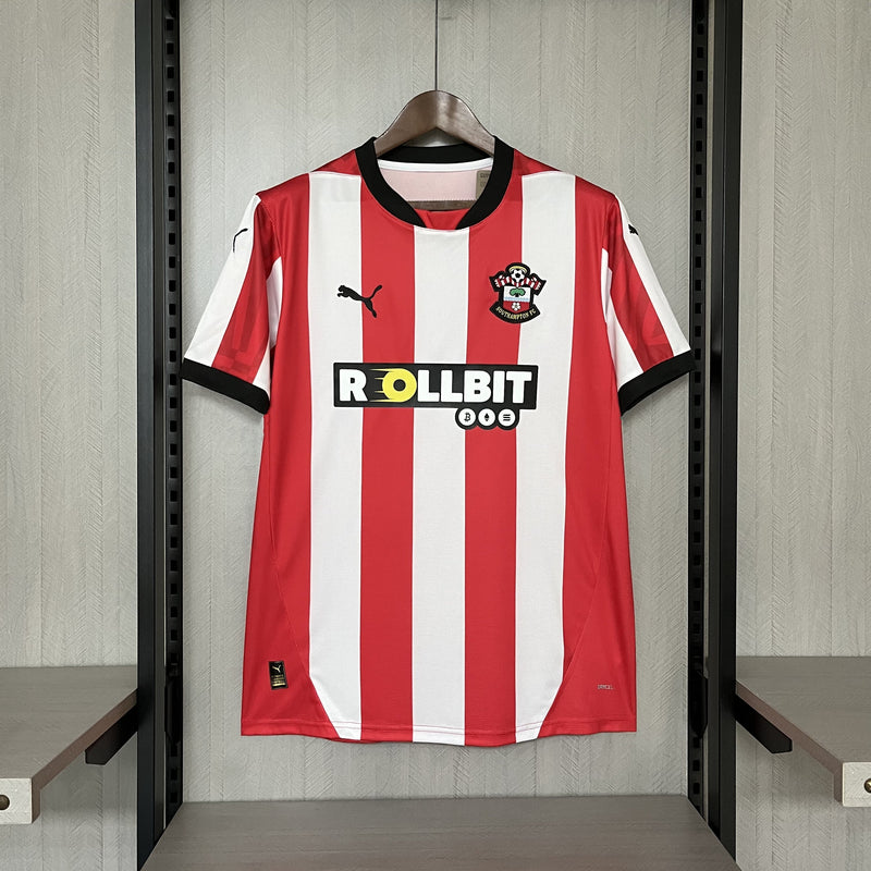 Nova Camisa Southampton 1 Torcedor Masculina 24/25