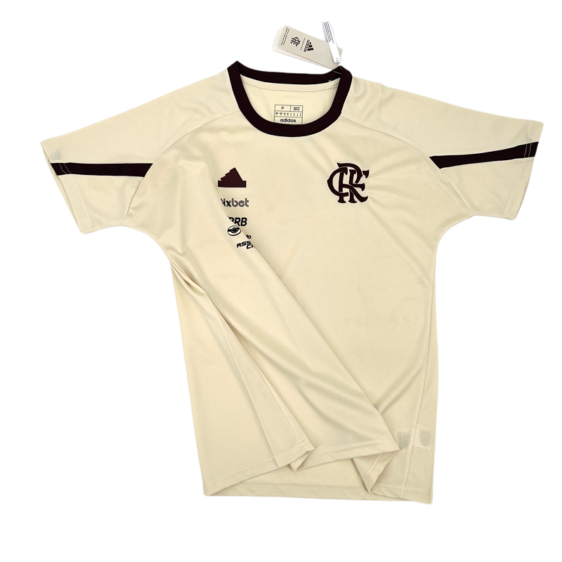 Camisa de Treino Flamengo 24/25 Adidas - Bege