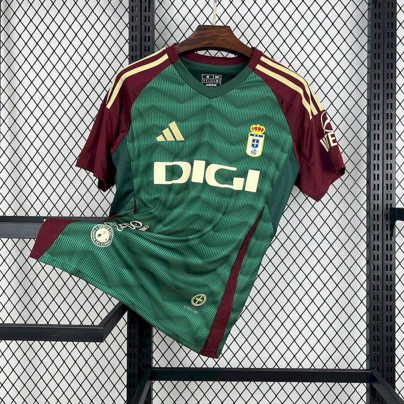 Camisa Real Oviedo Branca Third  24/25 Masculina
