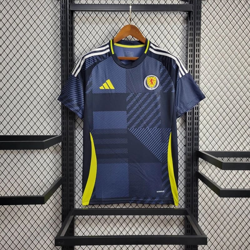 Camisa Escócia Home 24/25 s/n° Torcedor Adidas Masculino - Azul marinho