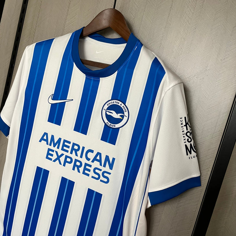 Nova Camisa Brighton 1 Torcedor Masculina 24/25