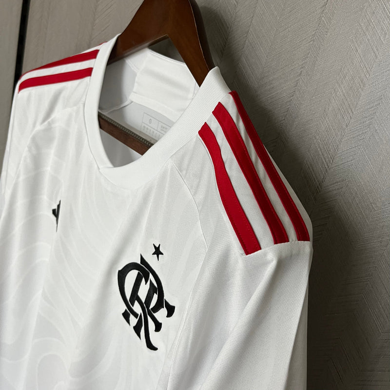 Camisa Flamengo II 24/25 s/n° Torcedor Adidas Masculina - Branco
