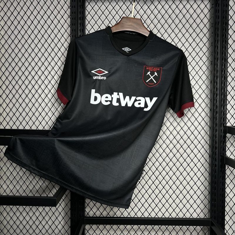Camisa do  West Ham Third 24/25  - Preta