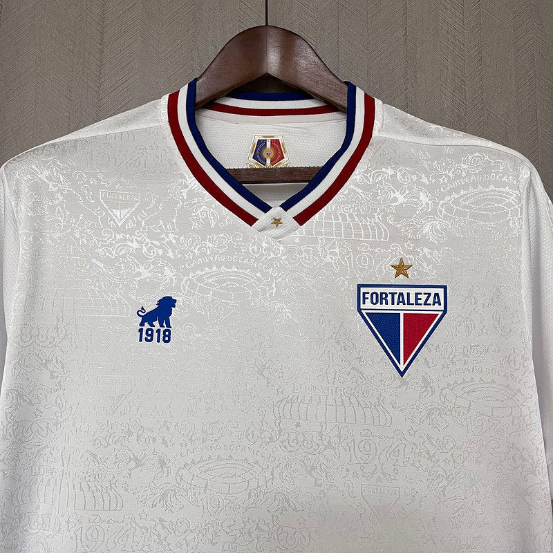 Camisa Fortaleza II 24/25 Branca com detalhes