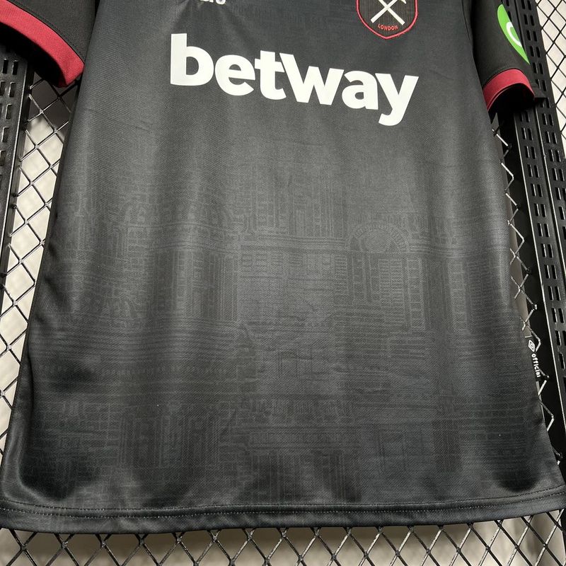 Camisa do  West Ham Third 24/25  - Preta