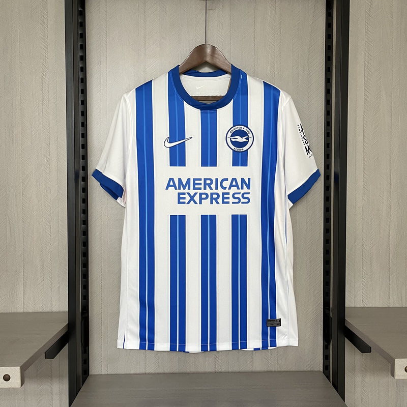 Nova Camisa Brighton 1 Torcedor Masculina 24/25