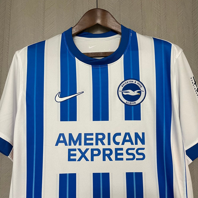 Nova Camisa Brighton 1 Torcedor Masculina 24/25