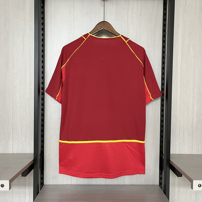 Camisa Portugal Retrô 2002 Vermelha