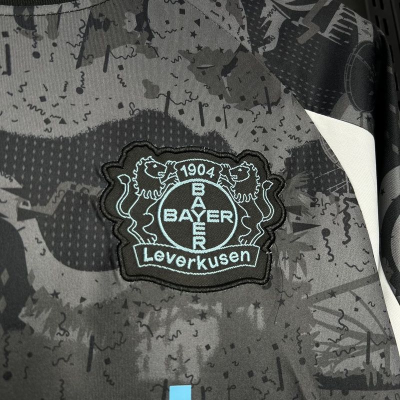 Camisa Bayer Leverkusen Third 24/25 - Preta e Azul
