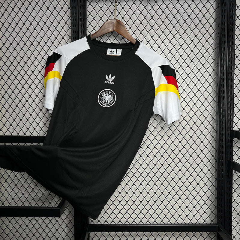 Camisa Alemanha Home 24/25 s/n° Torcedor Adidas Masculino - Preta