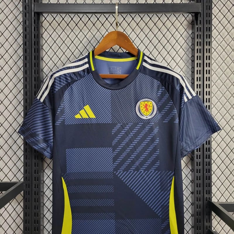 Camisa Escócia Home 24/25 s/n° Torcedor Adidas Masculino - Azul marinho