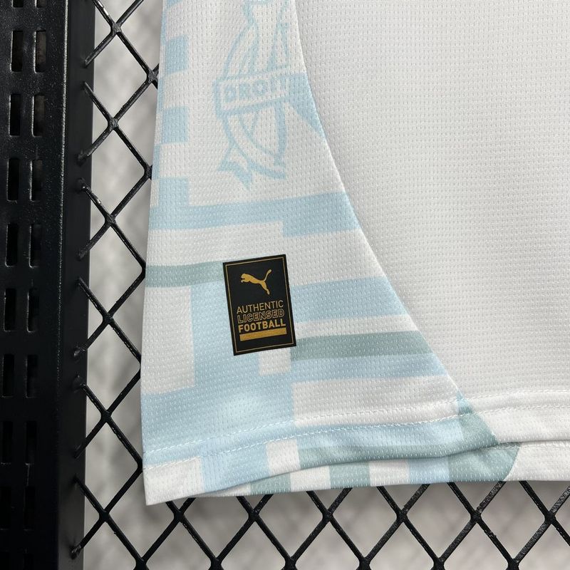 Camisa Olympique de Marseille I 24/25 Puma - Branco