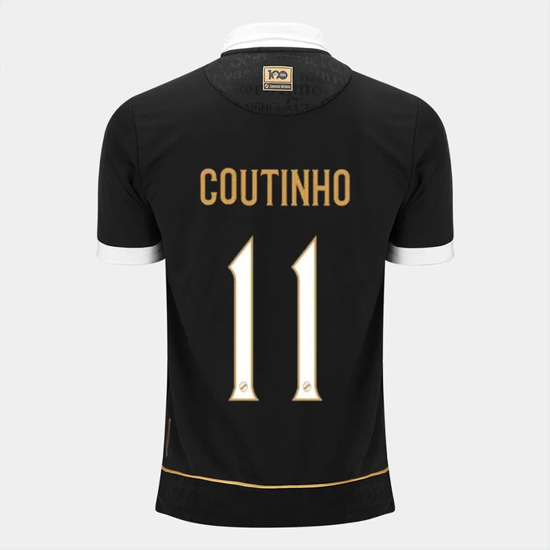 Camisa Vasco da Gama III 23/24 Kappa - Camisas Negras - COUTINHO