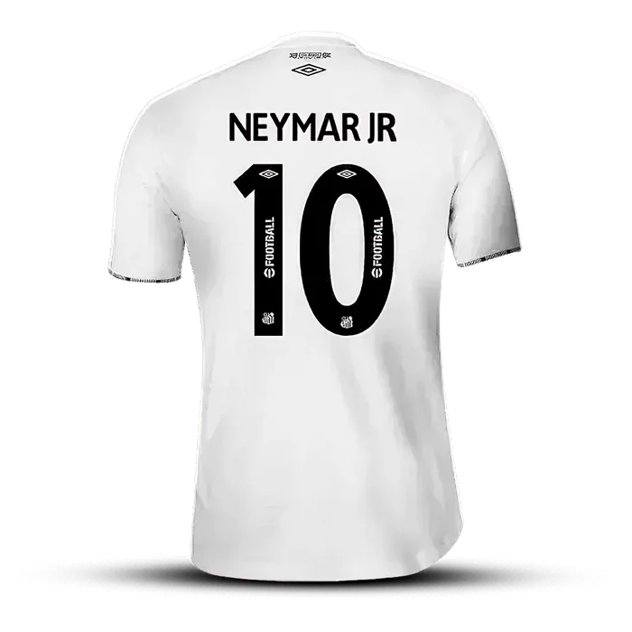 Camisa do Santos 24/25 Branca (Neymar JR 10 Incluso)