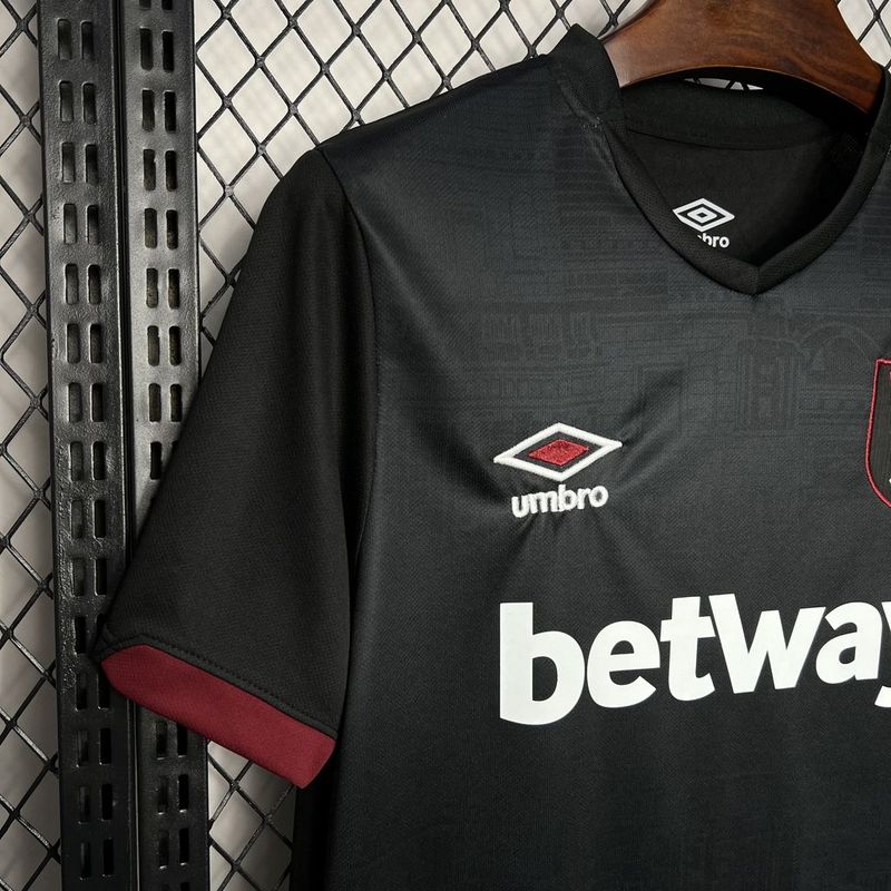 Camisa do  West Ham Third 24/25  - Preta