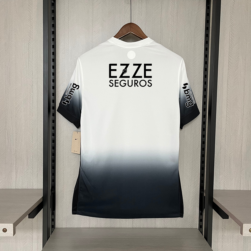 Camisa Nike Corinthians Casa 24/25 - Branca degradê