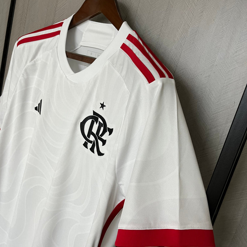 Camisa Flamengo II 24/25 s/n° Torcedor Adidas Masculina - Branco