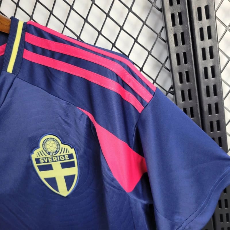 Camisa Suécia Away 24/25 s/n° Torcedor Adidas Masculino - Azul marinho