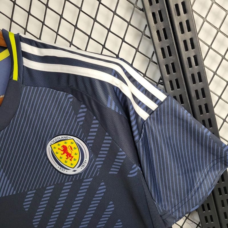 Camisa Escócia Home 24/25 s/n° Torcedor Adidas Masculino - Azul marinho