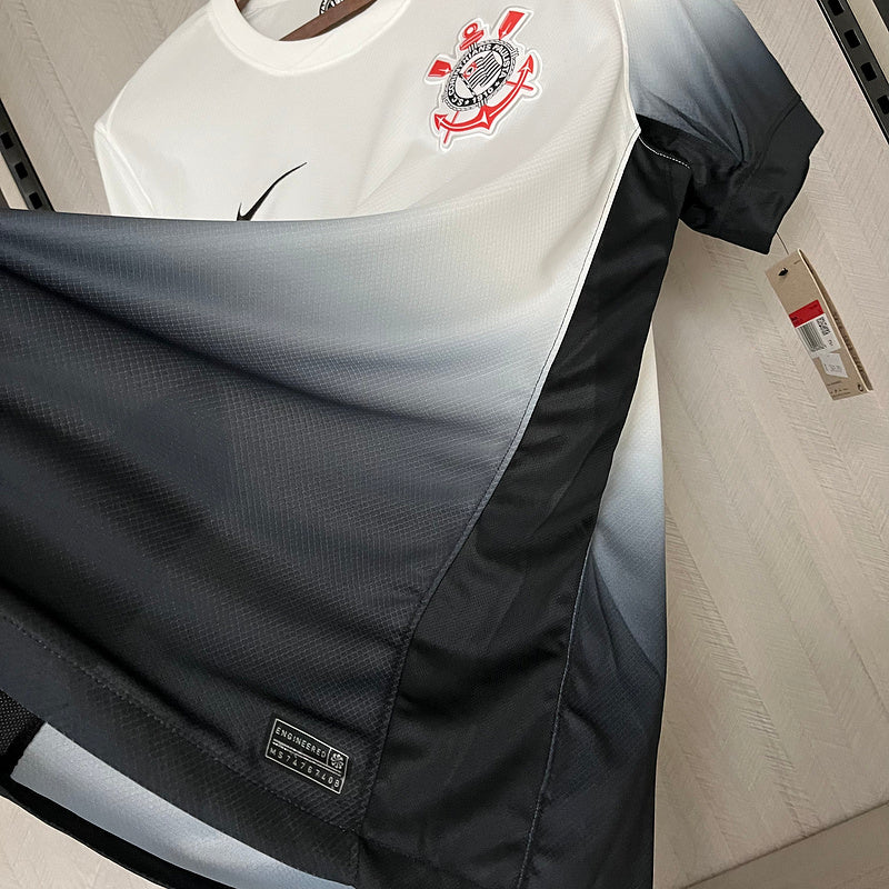 Camisa Nike Corinthians Casa 24/25 - Branca degradê