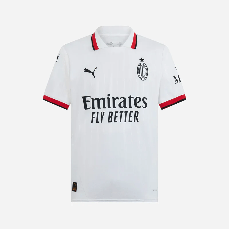 Camisa AC Milan Away 24/25 s/n° Torcedor Masculino - Branco - Garcêz Sports