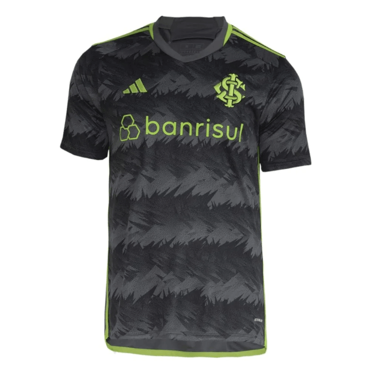 Camisa Adidas Internacional 23/24 III Cinza e Verde Masculina - DA Sports Oficial