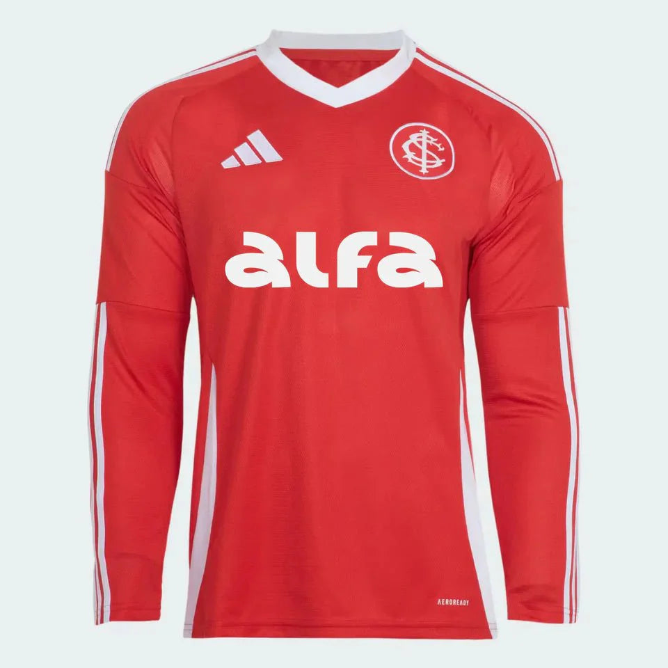 Camisa adidas Internacional Manga Longa 2025/26 I Com Patrocínios - Garcêz Sports