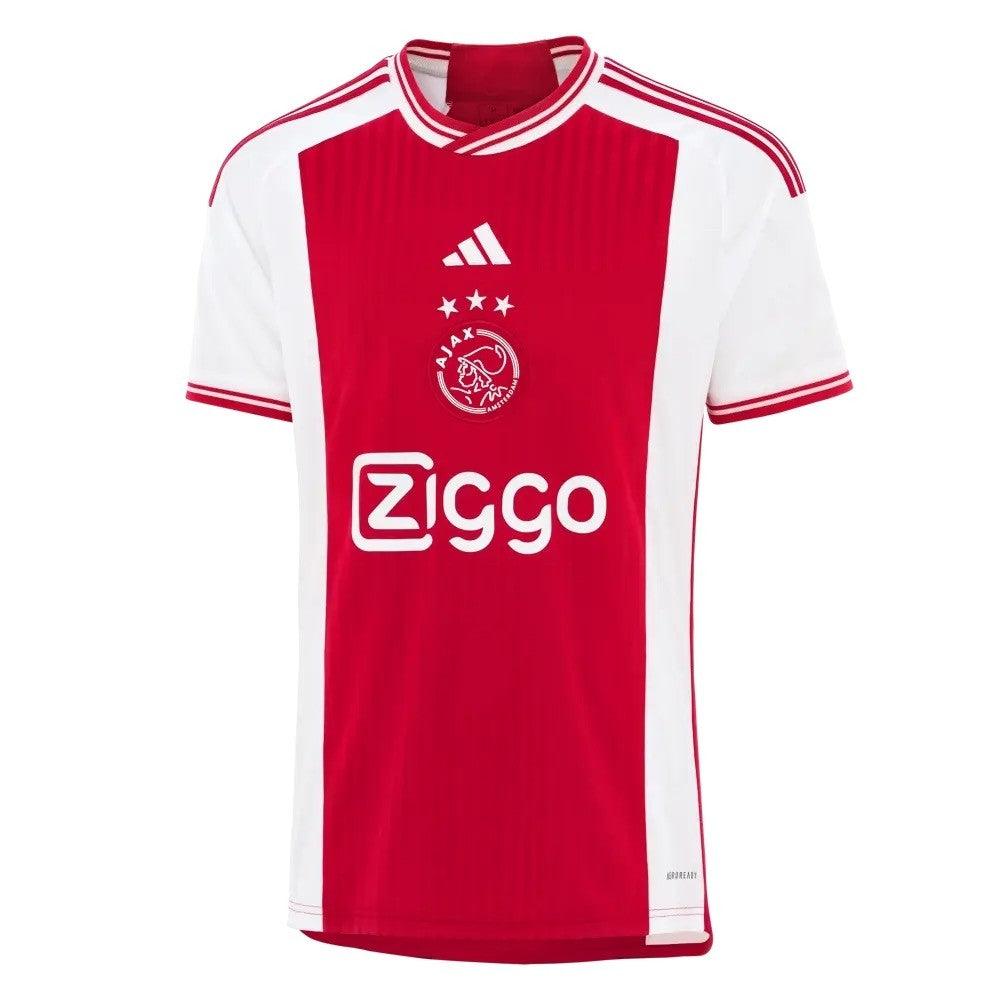 Camisa Ajax I 23/24 - Branco e Vermelho - Garcêz Sports