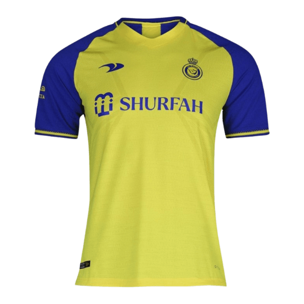 Camisa Al-Nassr I 23/24 Duneus - Amarelo e Azul - DA Sports Oficial