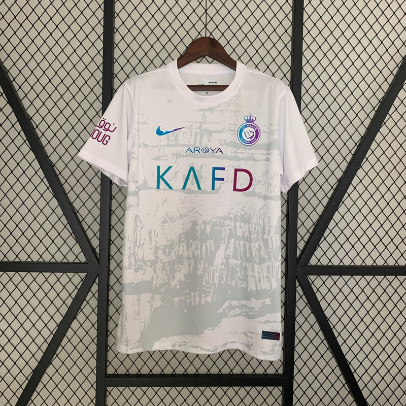 Camisa Al Nassr Third Refletiva 23/24 s/n Torcedor Masculino - Branco - DA Sports Oficial