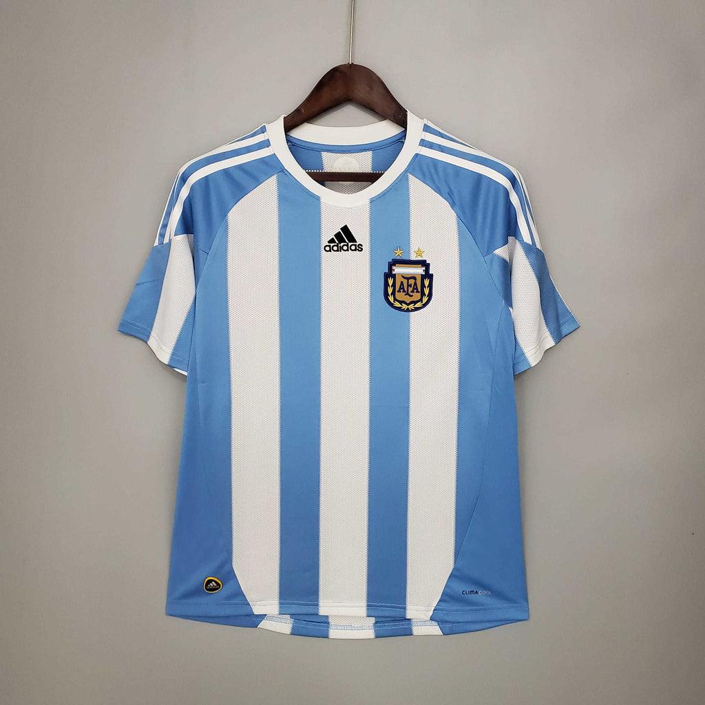 Camisa Argentina Retrô 2010 Azul e Branca - Adidas - Garcêz Sports