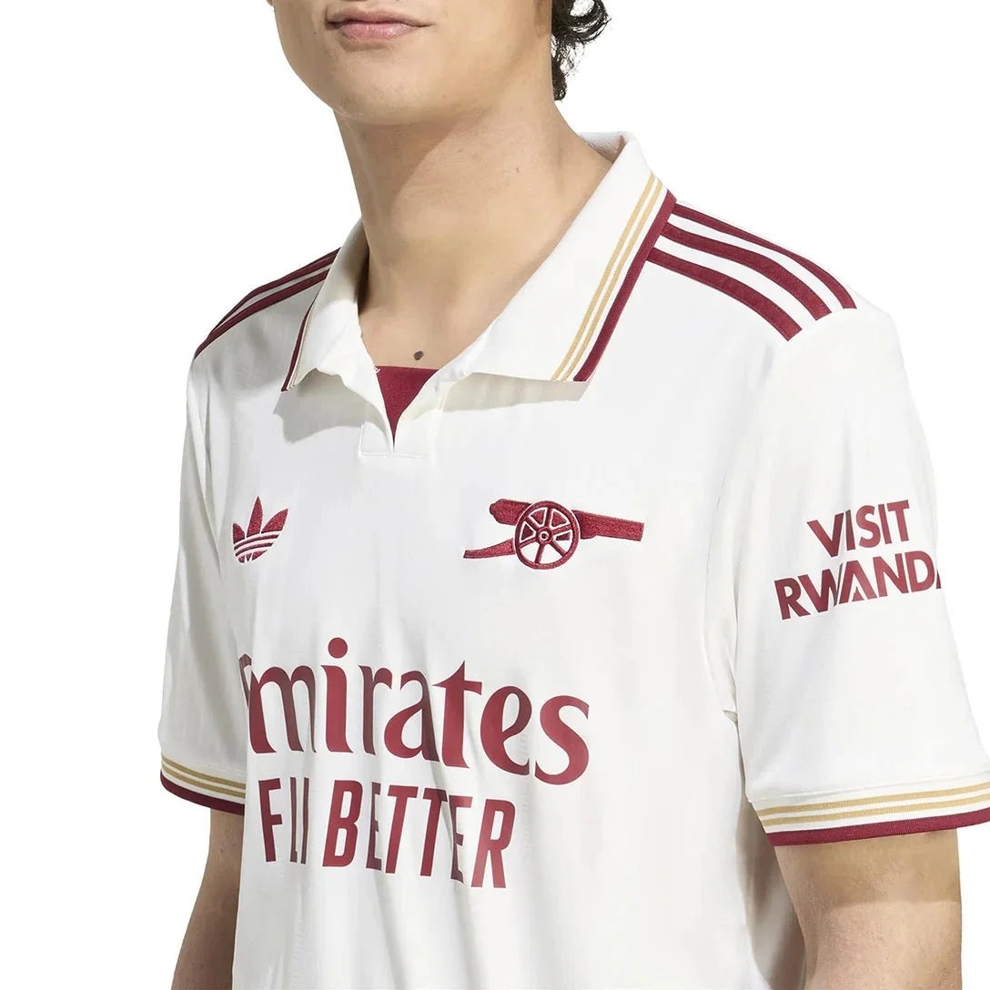 Camisa Arsenal Third 2025/26 Torcedor Adidas Masculino - Branco - Garcêz Sports