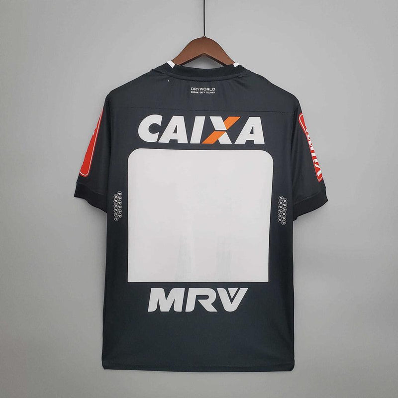 Camisa Atlético MG Retrô 20162017 Preta e Branca - Dry World - DA Sports Oficial