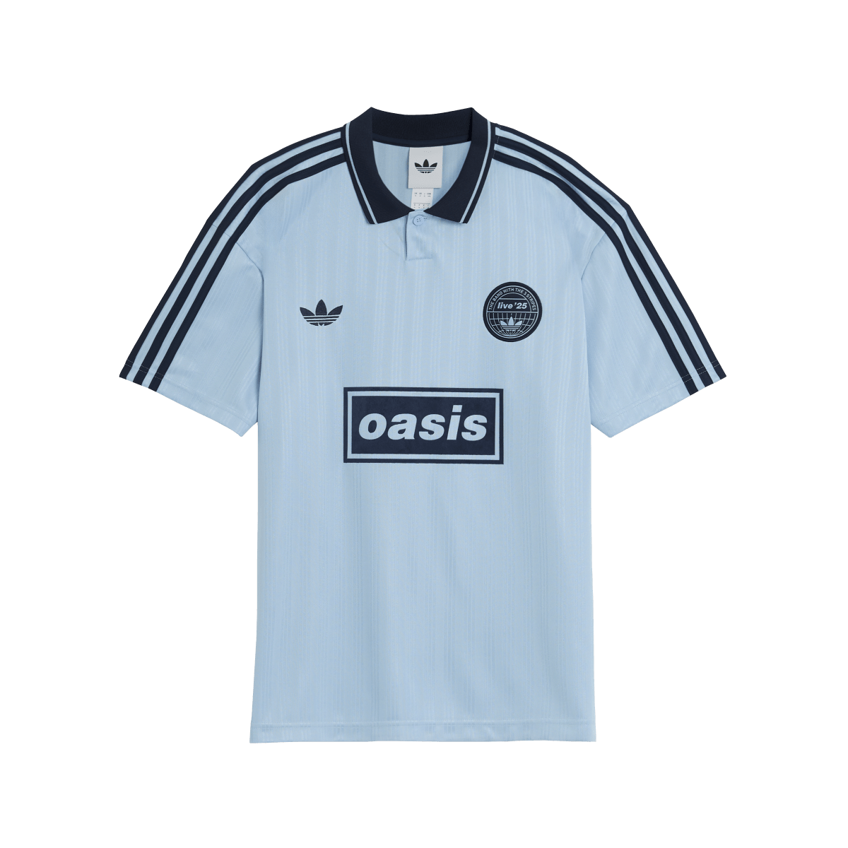 Camisa Banda Oasis x Adidas 2025 - Azul - Garcêz Sports
