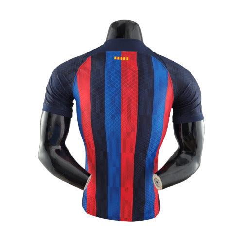 Camisa Barcelona I 22/23 Azul e Vermelha - Nike - Masculino Jogador - DA Sports Oficial