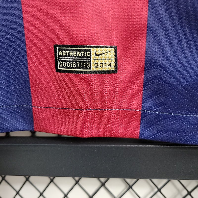 Camisa Barcelona Retrô 2015 Azul e Grená - Nike - Garcêz Sports