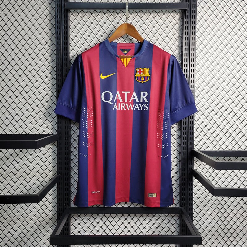 Camisa Barcelona Retrô 2015 Azul e Grená - Nike - Garcêz Sports