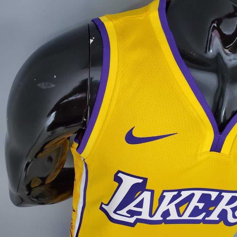 Camisa Basquete NBA Regata Los Angeles Lakers Masculina - Amarela - DA Sports Oficial