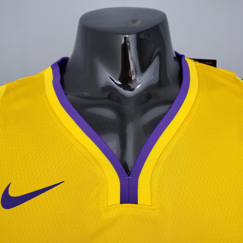 Camisa Basquete NBA Regata Los Angeles Lakers Masculina - Amarela - DA Sports Oficial