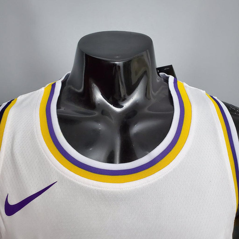 Camisa Basquete NBA Regata Los Angeles Lakers Masculina - Branca - DA Sports Oficial